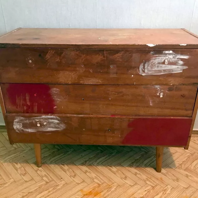 Комод до переделки