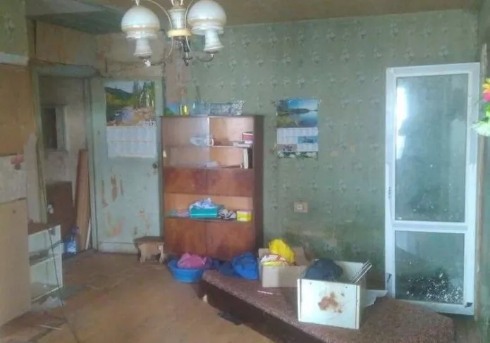 Комната до ремонта Комната до ремонта