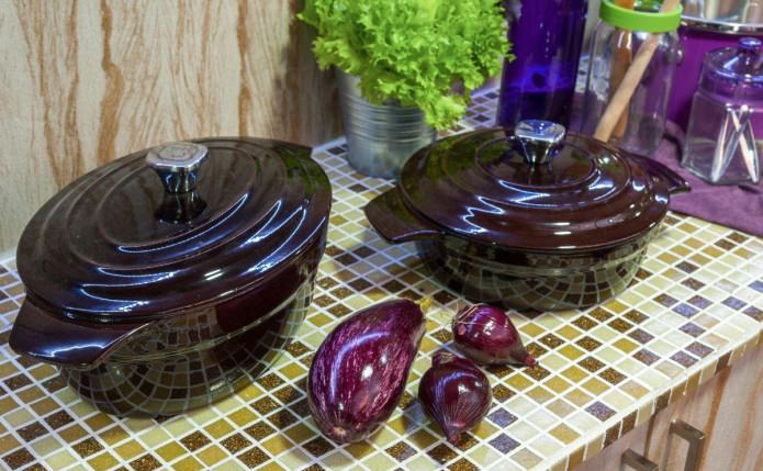 мозаика на рабочей столешнице
