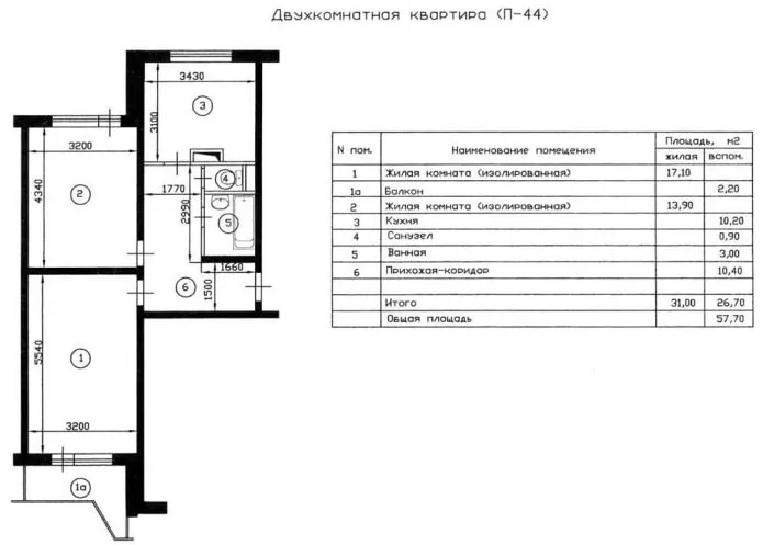 Планировка п-44 распашонка Планировка п-44 распашонка