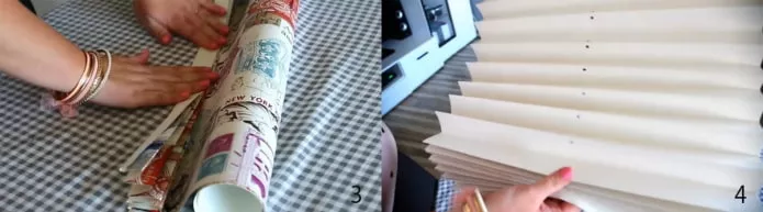 Процесс изготовления жалюзи шаг 3 и 4 Процесс изготовления жалюзи шаг 3 и 4