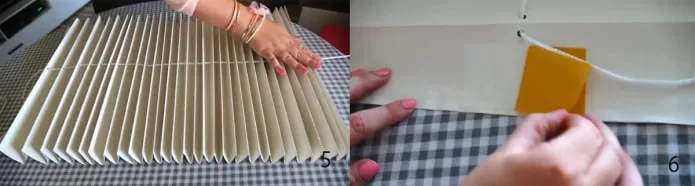 Процесс изготовления жалюзи шаг 5 и 6 Процесс изготовления жалюзи шаг 5 и 6