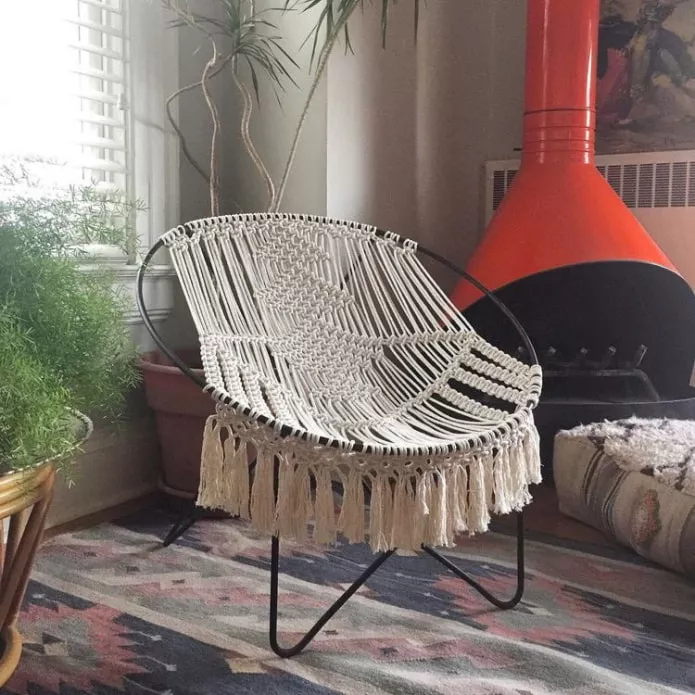 кресло из макраме кресло из макраме