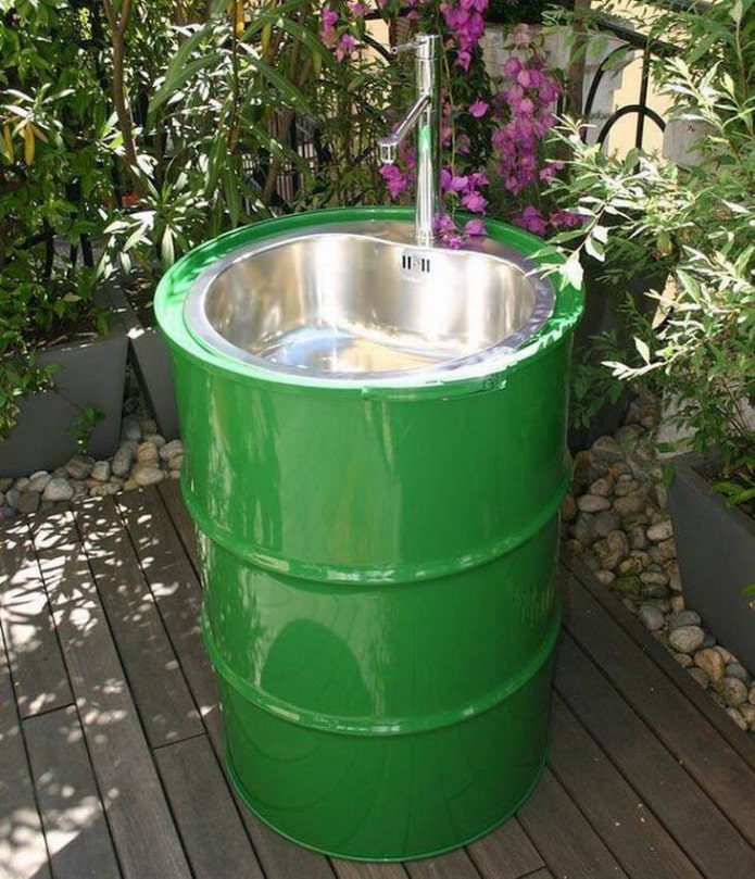 рукомойник из бочки рукомойник из бочки