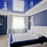 Натяжные потолки в спальне: 60 современных вариантов, фото в интерьере