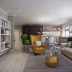 Дизайн трёхкомнатной квартиры 80 м²: планировка и два проекта